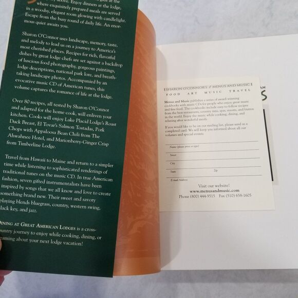 Dining at Great American Lodges recipe Book cookbook paperback - Picture 4 of 12
